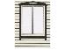 LOG CABINS: SINGLE GLAZED LOG CABINS and DOUBLE GLAZED LOG CABINS - Decorative window features