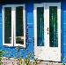 LOG CABINS: SINGLE GLAZED LOG CABINS and DOUBLE GLAZED LOG CABINS - Additional large pane doors and windows - double glazed