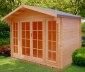 3.0-3.6m wide Apex 28mm Log Cabin 125