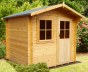 2.4-3.6m wide Apex 28mm Log Cabin 128