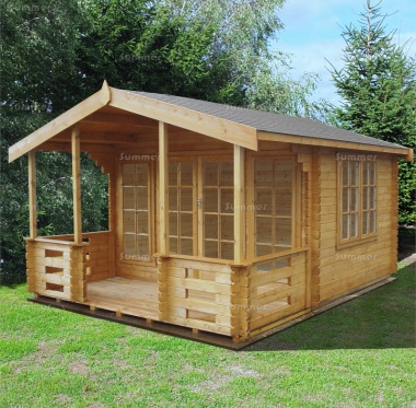 3.6-4.8m wide Apex 28-70mm Log Cabin 131