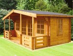 3.6-4.8m wide Apex 28-70mm Log Cabin 134