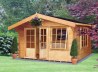 3.6-4.2m wide Apex 28mm Log Cabin 139