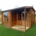 3.9-5.7m wide Apex 28mm Log Cabin 237