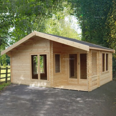 Multi room 34-70mm Log Cabin 242