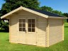 2.6-3.2m wide Apex 28mm Log Cabin 46