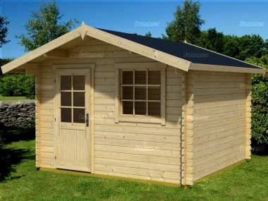 3.2m wide Apex 28mm Log Cabin 47