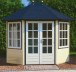 Octagonal Summerhouse Log Cabin 351