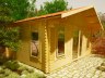 4.8-5.4m wide Apex 45mm Log Cabin 144